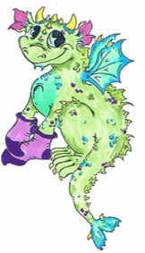 Bild eines Drachen
